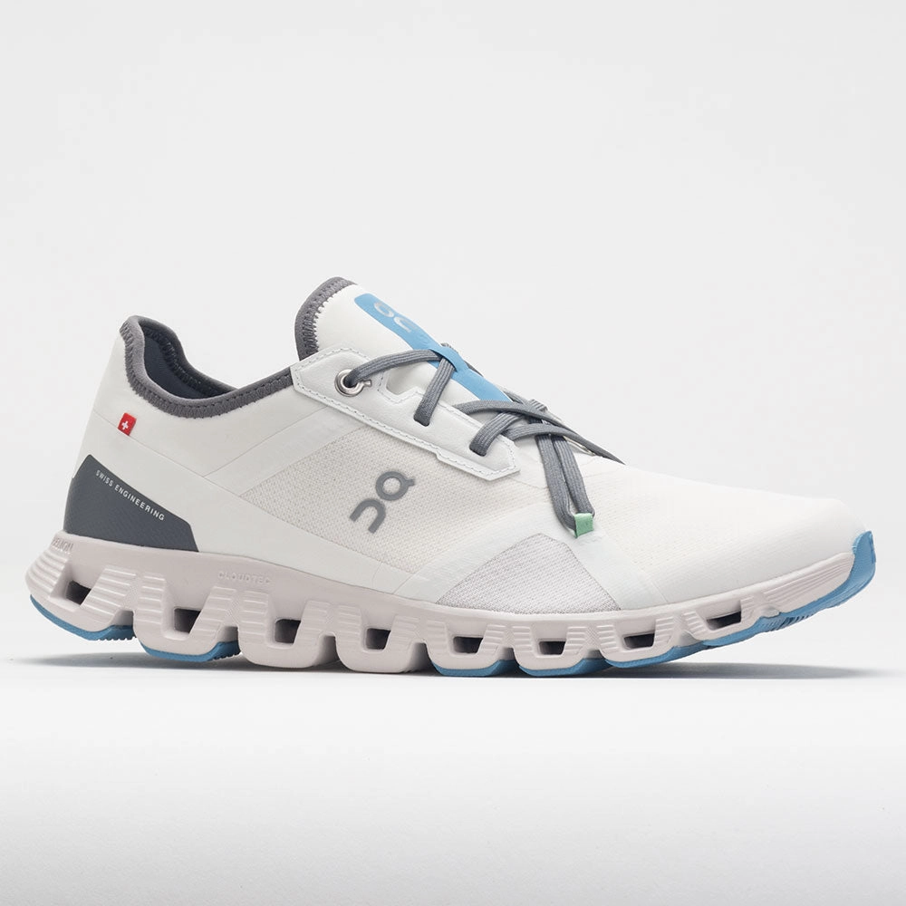 Open Toe Design late evening running shoes On Cloud X 3 AD Men's  Undyed White/Niagara