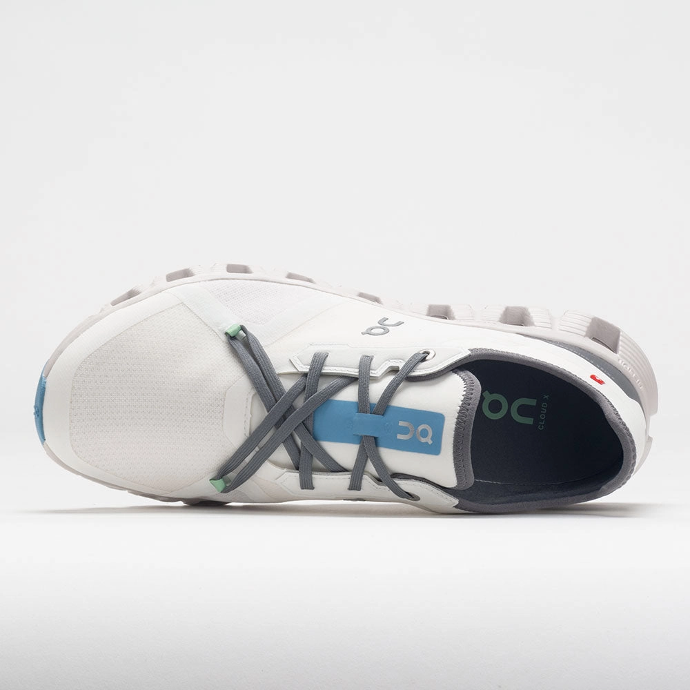 On Cloud X 3 AD Men's  Undyed White/Niagara All Purpose fluorescent