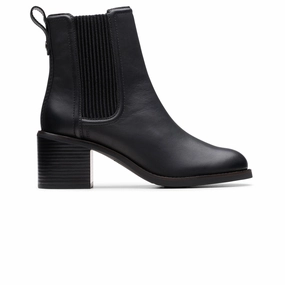 Womens - Chamberly Top Black Leather Winter Scene