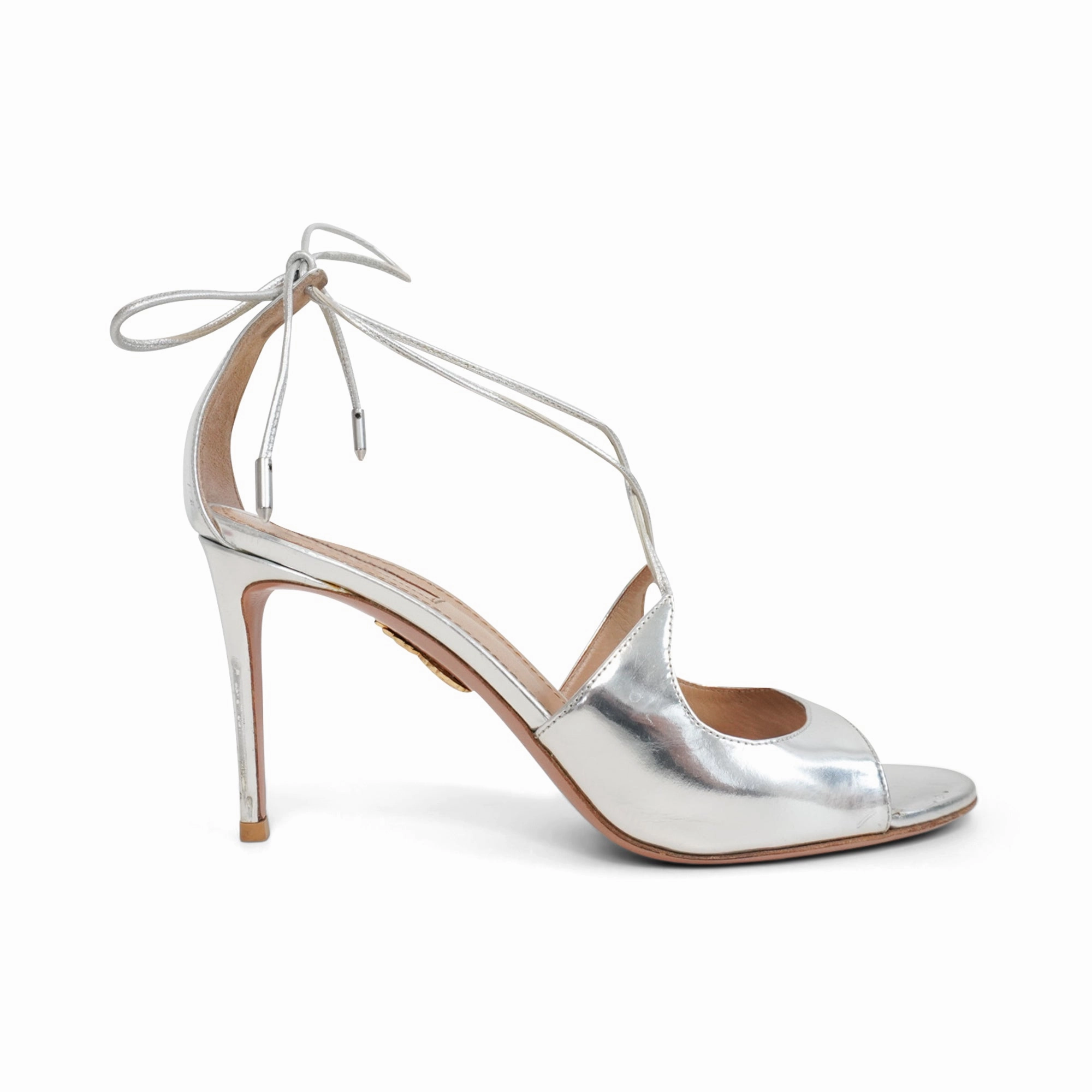 Aquazzura 'Very Linda' Sandals - Women's' 38.5 suede upper Non-Slip Comfort