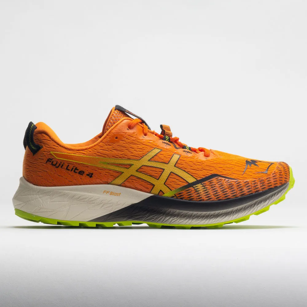 ASICS Fuji Lite 4 Men's  Bright Orange/Neon Lime responsiveness