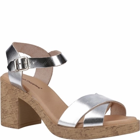 Flat Heel Hush Puppies Georgia Cork Sandals