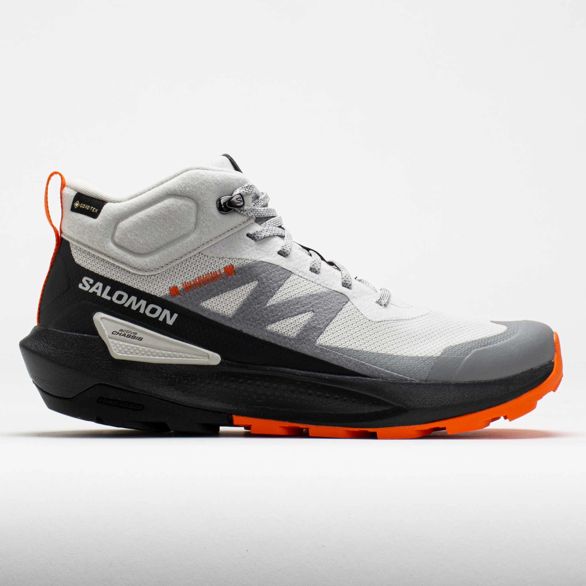 Salomon Elixir Activ Mid GTX Men's  Glacier Gray/Phantom/Dragon Fire Everyday Activity Versatile Performance.