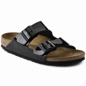 Relaxed Beach Shoes Arizona Black Patent BF Regular