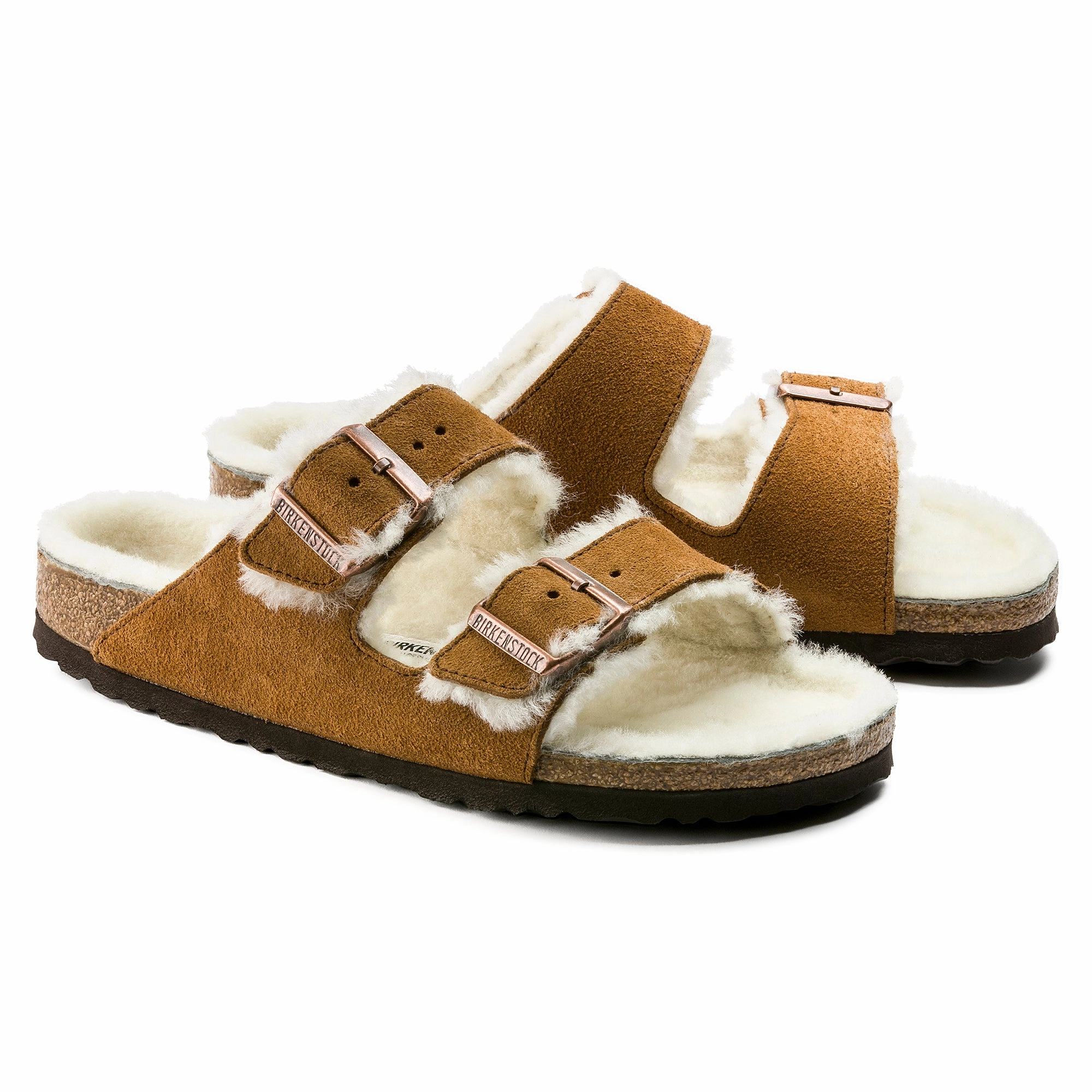 Arizona Mink Suede/Shearling Wear All Day Slides