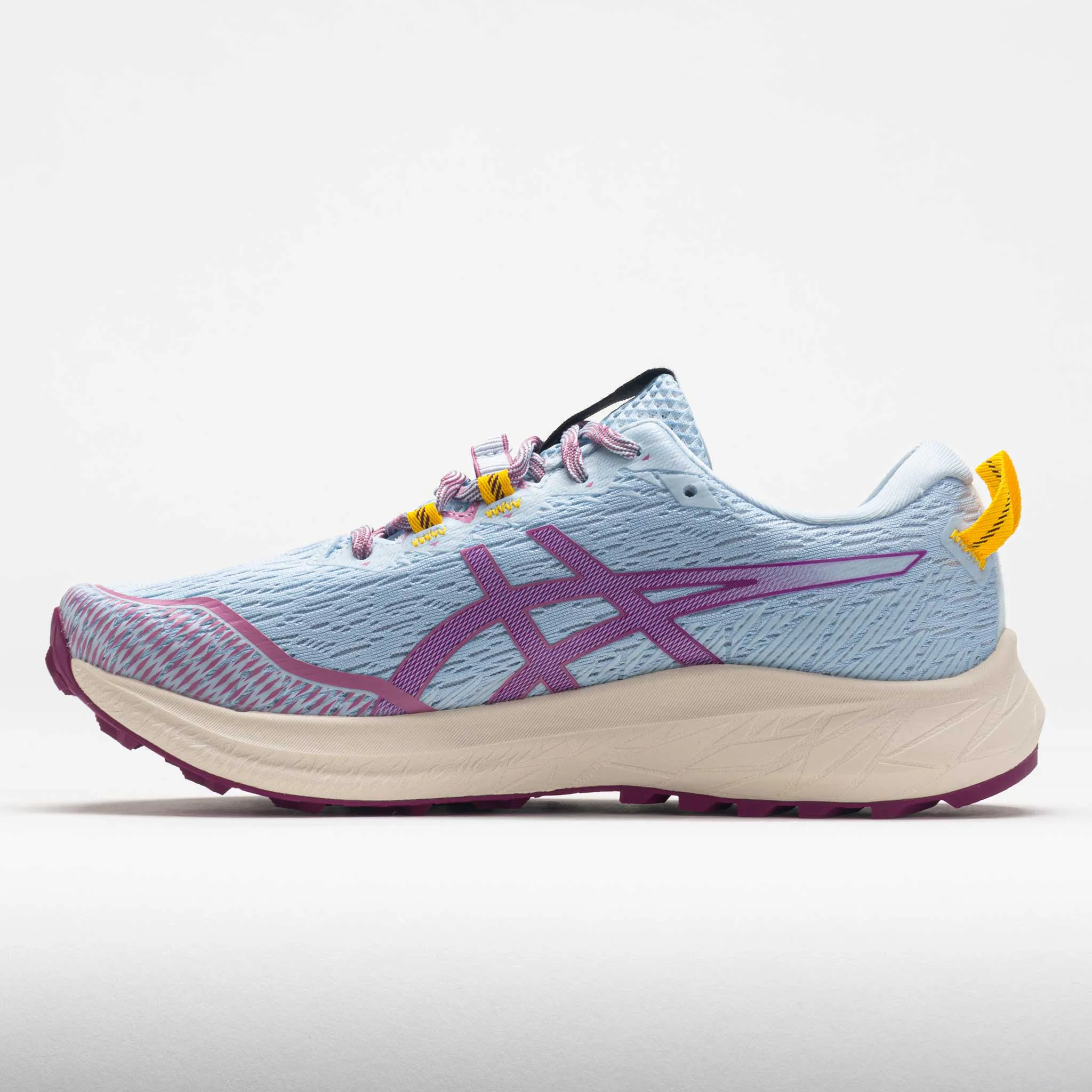 ASICS Fuji Lite 4 Women's  Light Blue/Blackberry running for a connection with nature Dry