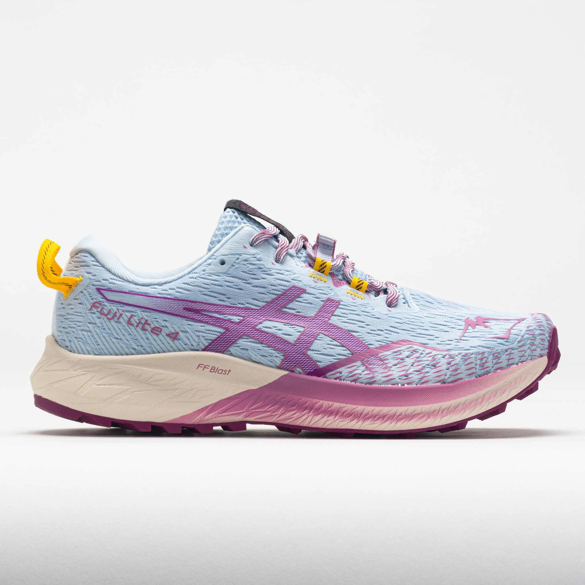 ASICS Fuji Lite 4 Women's  Light Blue/Blackberry Unisex Appeal