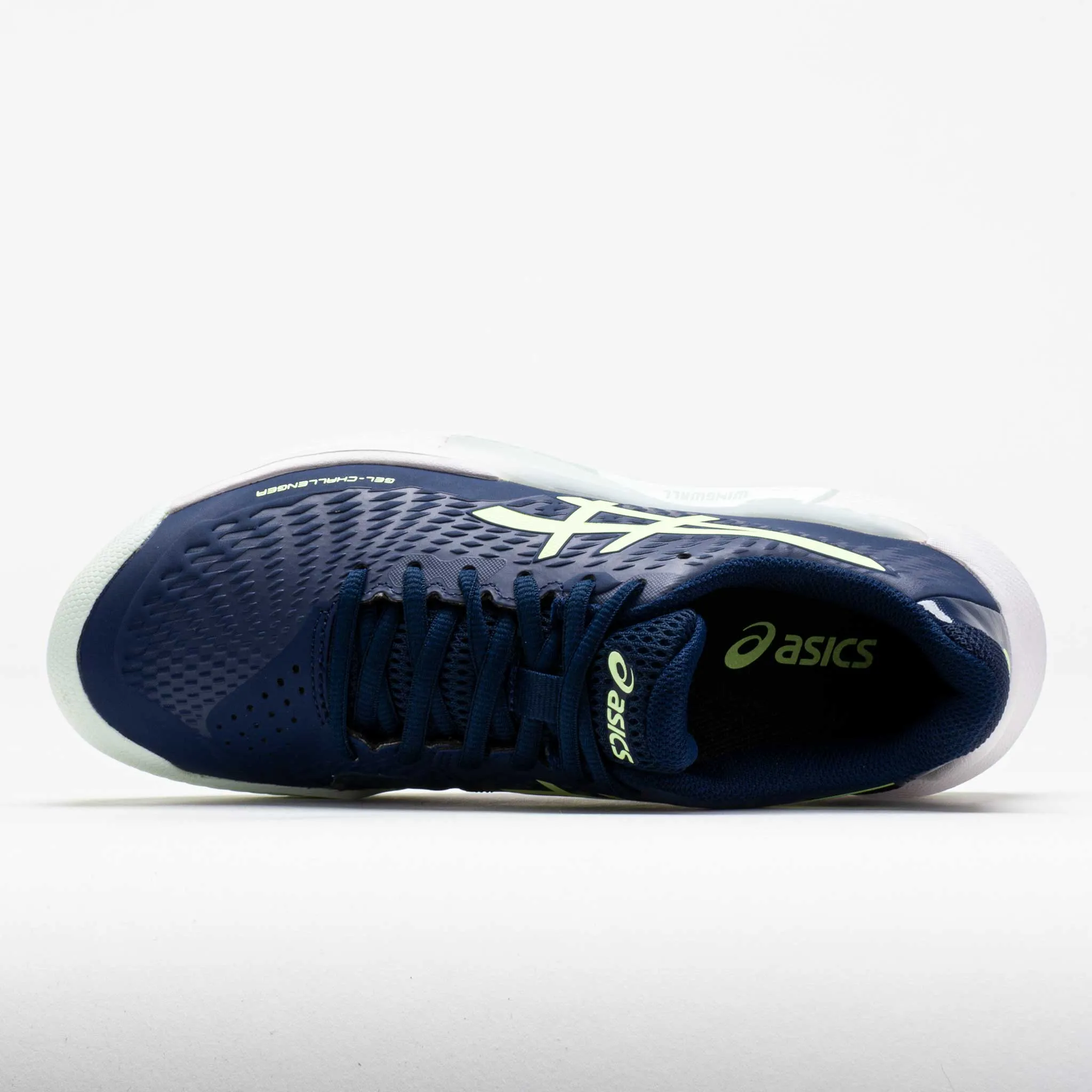 reinforced - heel - area shoes ASICS GEL-Challenger 14 Clay Women's  Blue Expanse/Illuminate Yellow