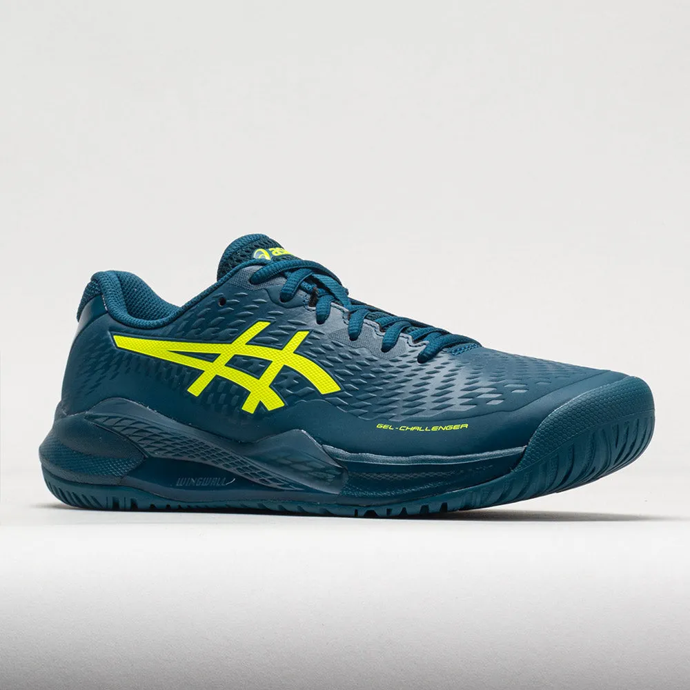 ASICS GEL-Challenger 14 Men's  Restful Teal/Safety Yellow cushioned - sole shoes low - heeled running shoes