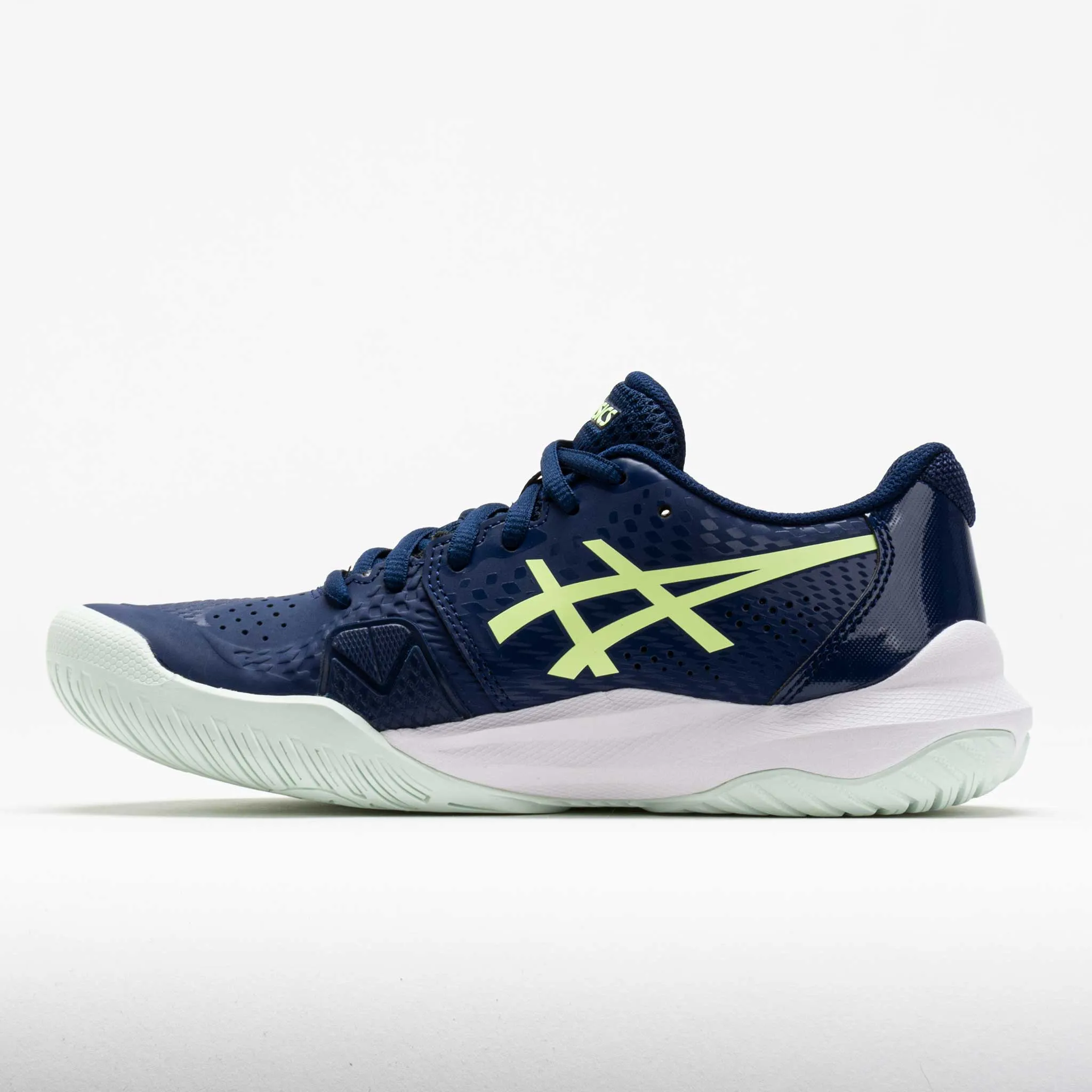ASICS GEL-Challenger 14 Women's  Blue Expanse/Illuminate Yellow foggy - day shoes Leather Luxury