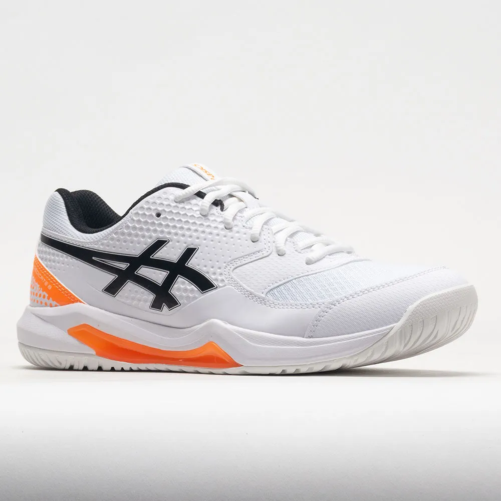 running in a ravine area shoes karate shoes ASICS GEL-Dedicate 8 Men's  White/Shocking Orange