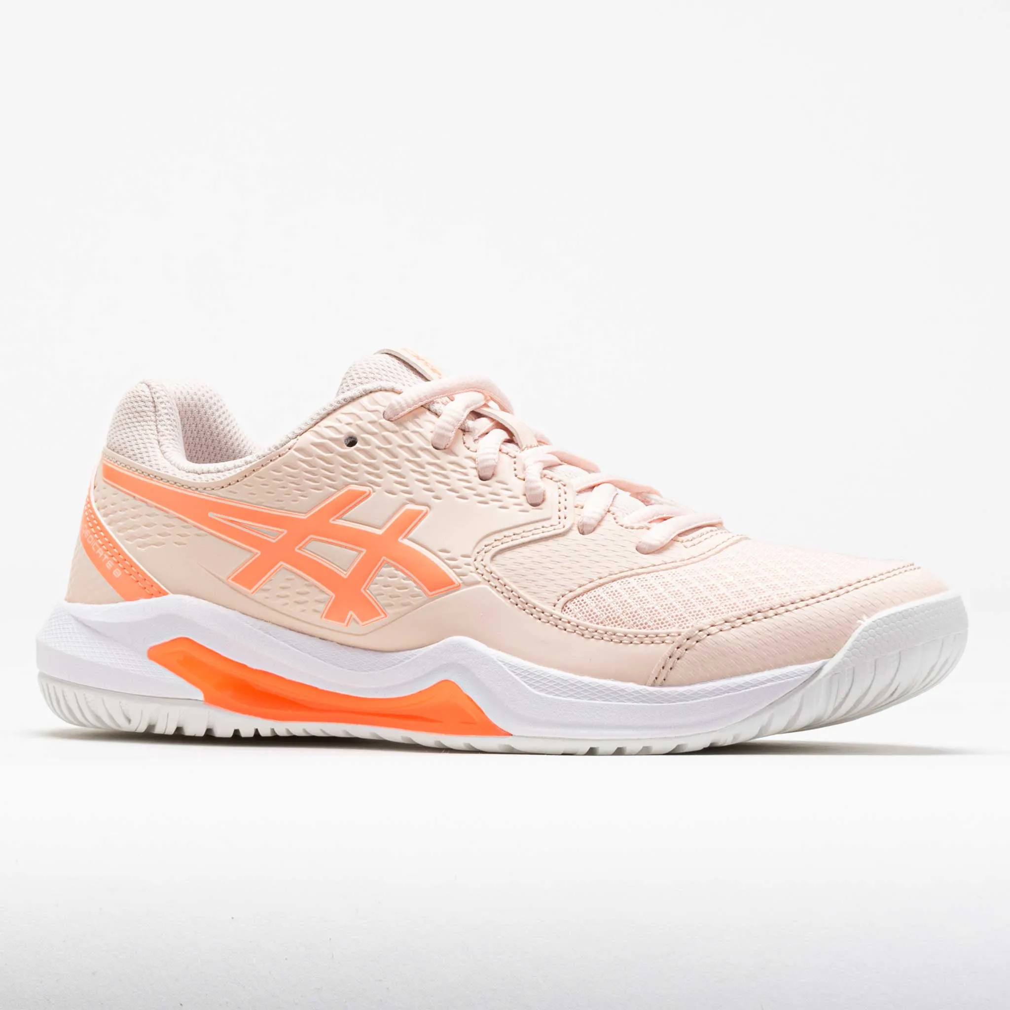 ASICS GEL-Dedicate 8 Women's  Pearl Pink/Sun Coral traction - enhanced sole shoes Flexible Design