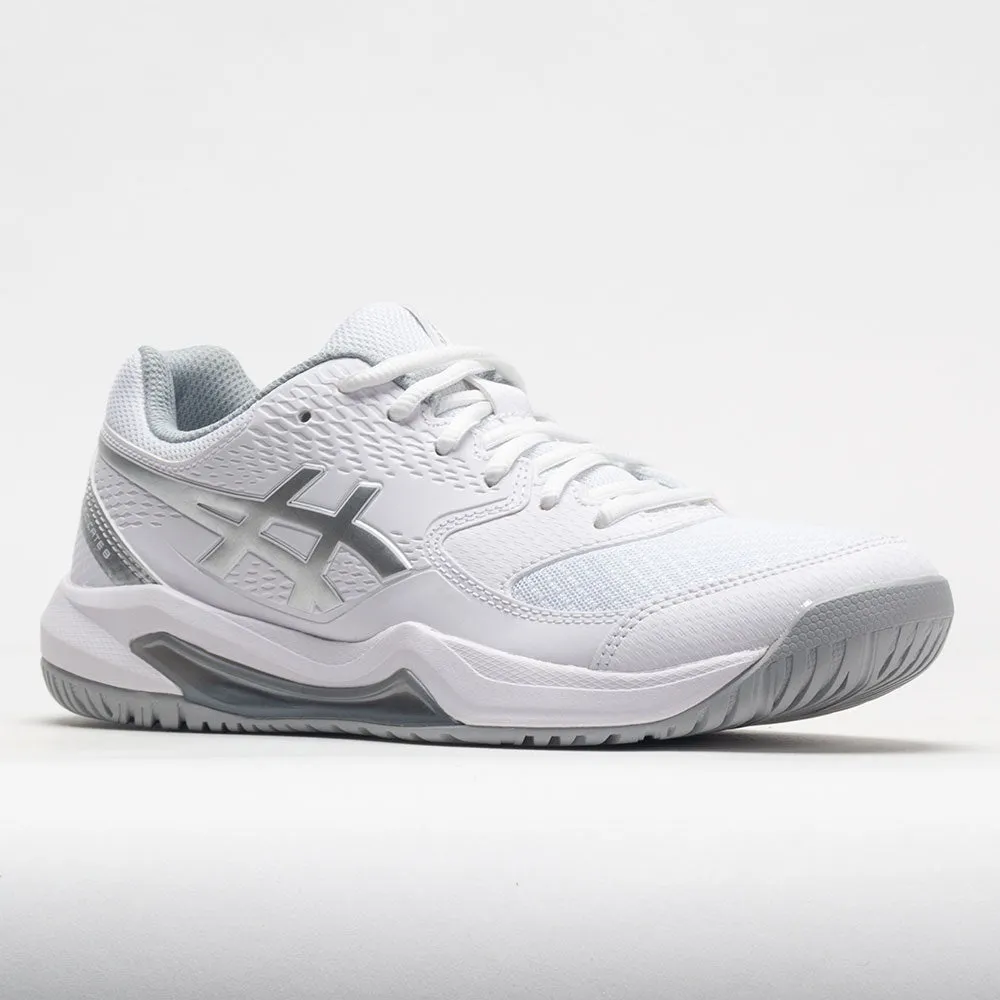 ASICS GEL-Dedicate 8 Women's  White/Pure Silver disabled - athlete running in hot tracks shoes