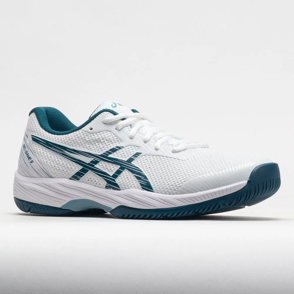 endurance - focused shoes running for a way to stay competitive ASICS GEL-Game 9 Men's  White/Restful Teal