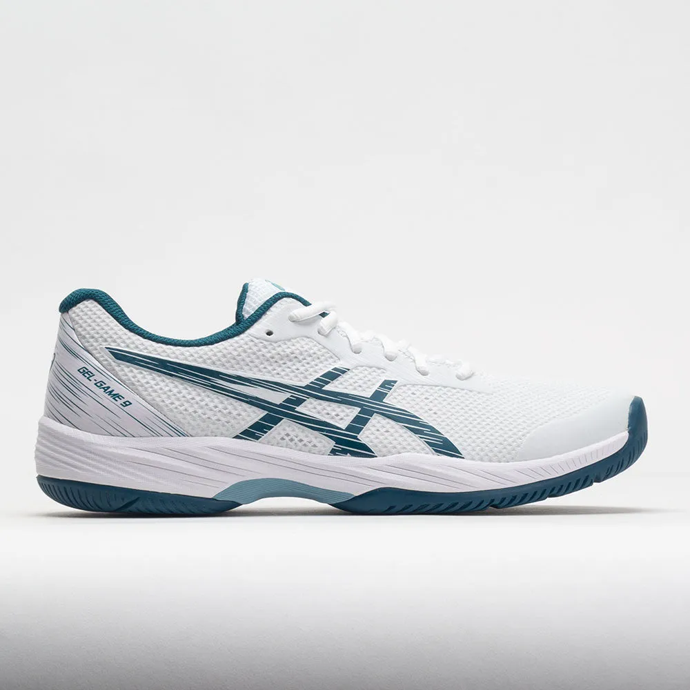 ASICS GEL-Game 9 Men's  White/Restful Teal fall - specific shoes