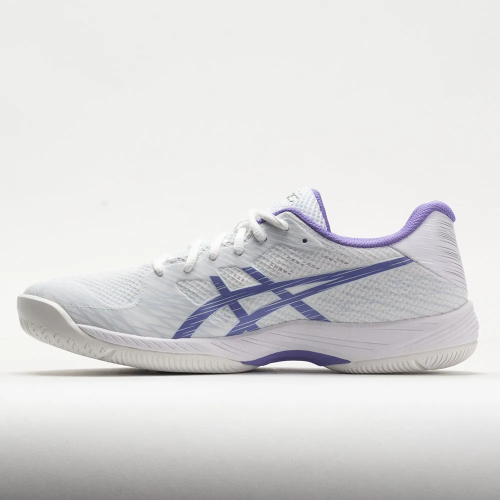 ASICS GEL-Game 9 Women's  White/Amethyst shock - absorbing sole shoes