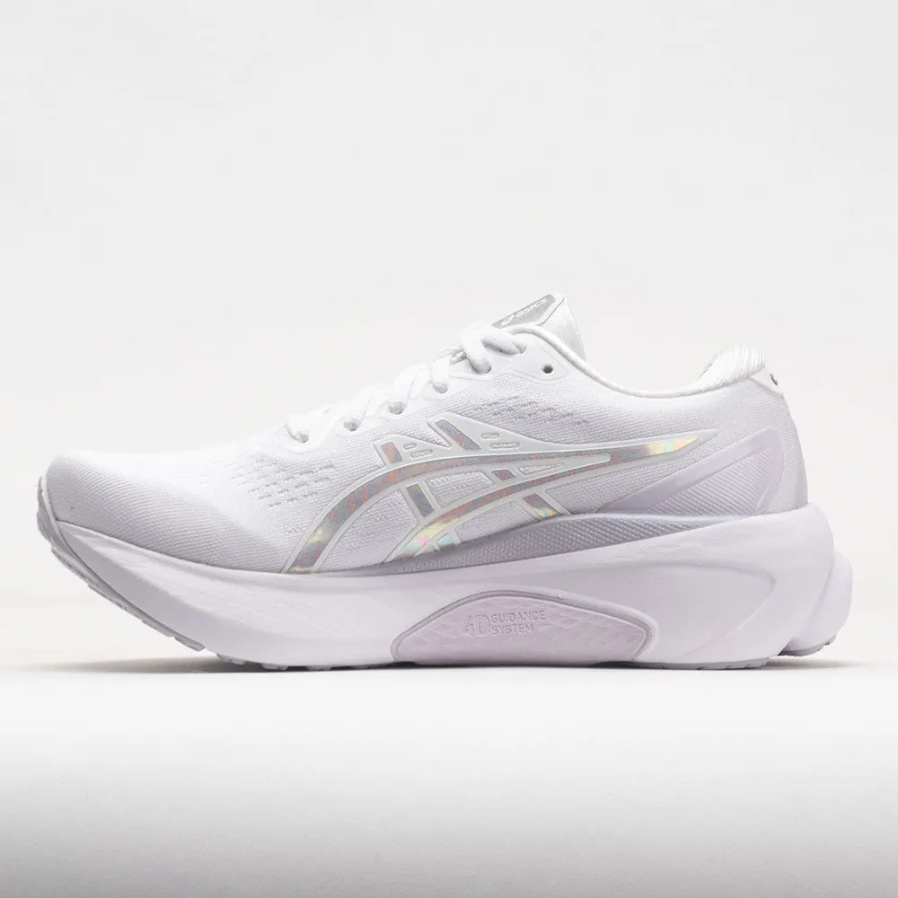 running in spring ASICS GEL-Kayano 30 Anniversary Women's  White/ Lilac Hint