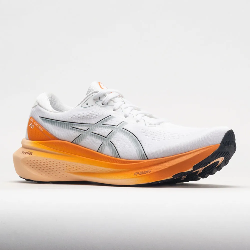 ASICS GEL-Kayano 30 Men's  White/Ocean Haze ultra - marathon