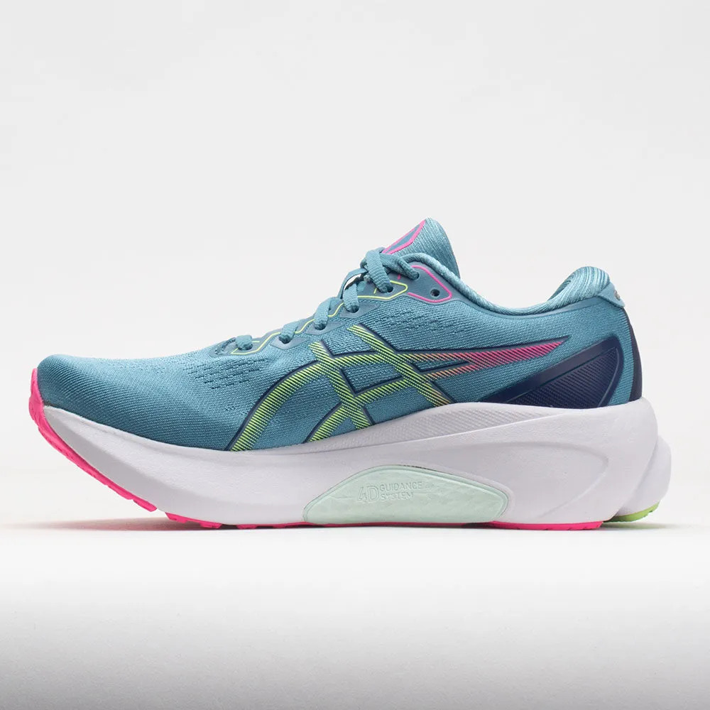 ASICS GEL-Kayano 30 Women's  Gris Blue/Lime Green heritage - brand shoes reliable - performance shoes