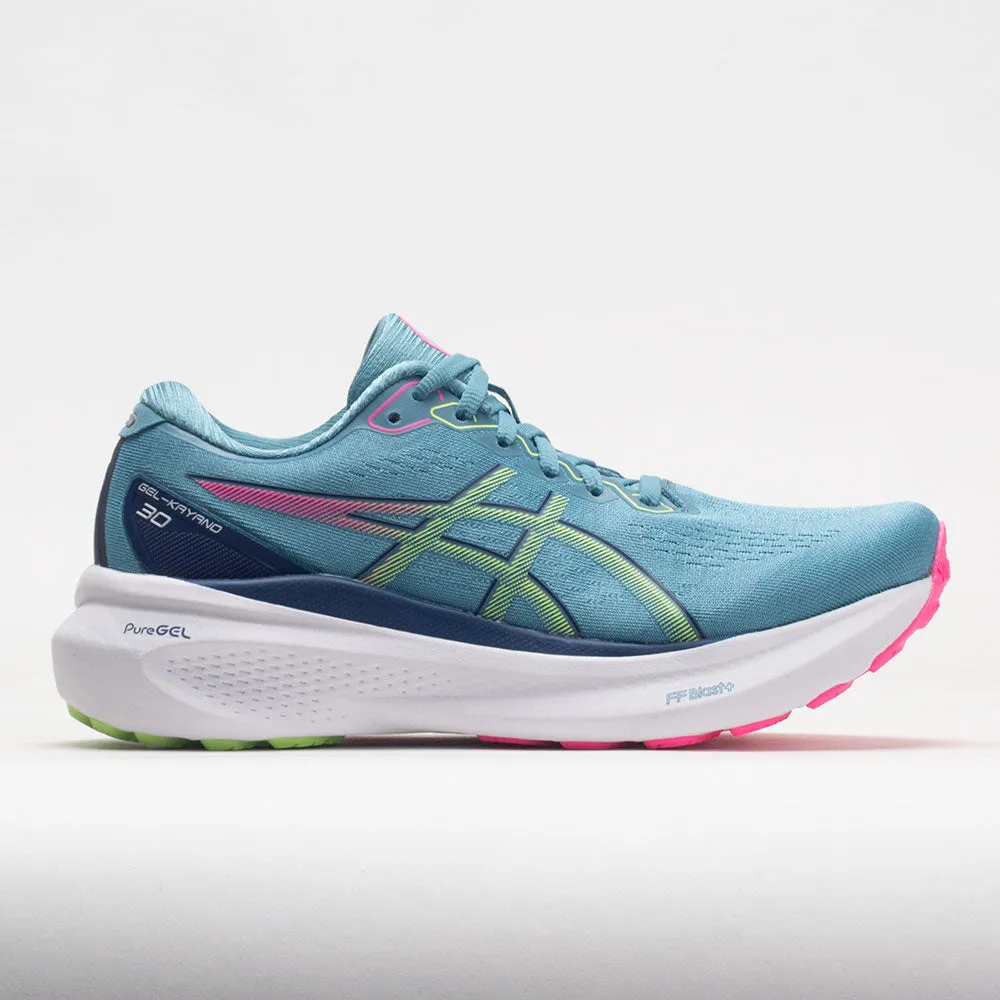 Stability Ride ASICS GEL-Kayano 30 Women's  Gris Blue/Lime Green