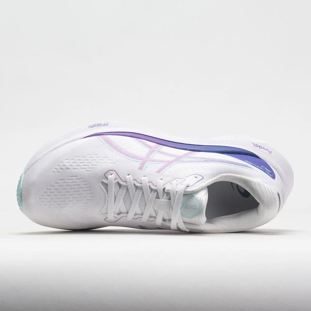 ASICS GEL-Kayano 30 Women's  White/Cyber Grape athletes' choice