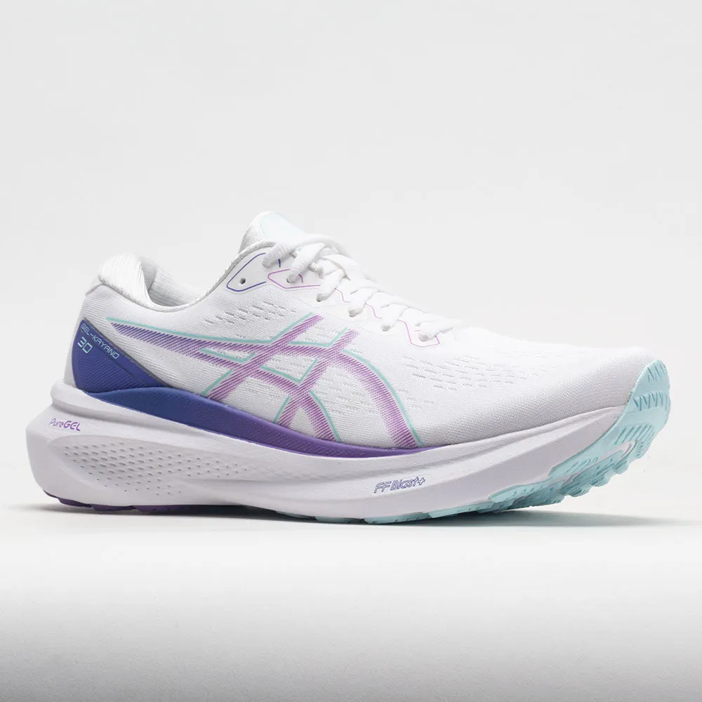 Comfort Footwear running with watch shoes ASICS GEL-Kayano 30 Women's  White/Cyber Grape