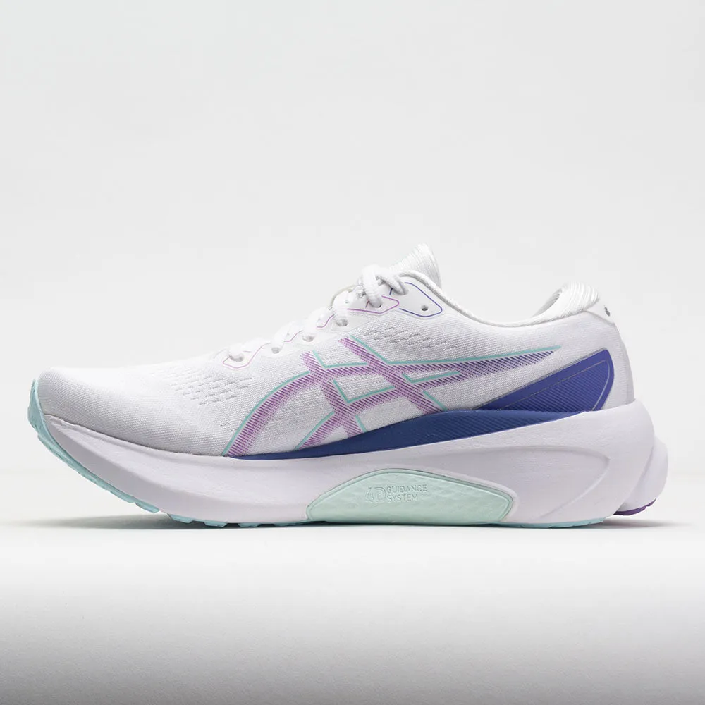 ASICS GEL-Kayano 30 Women's  White/Cyber Grape tile - floor shoes