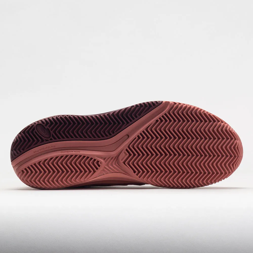 Contoured Footbed ASICS GEL-Resolution 9 Clay Women's  Light Garnet/White