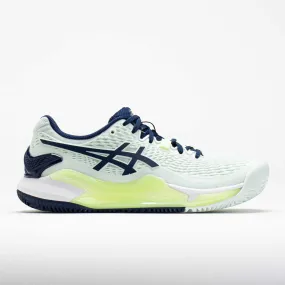 night running ASICS GEL-Resolution 9 Clay Women's  Pale Mint/Blue Expanse