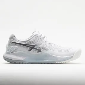 running - performance ASICS GEL-Resolution 9 Women's  White/Pure Silver