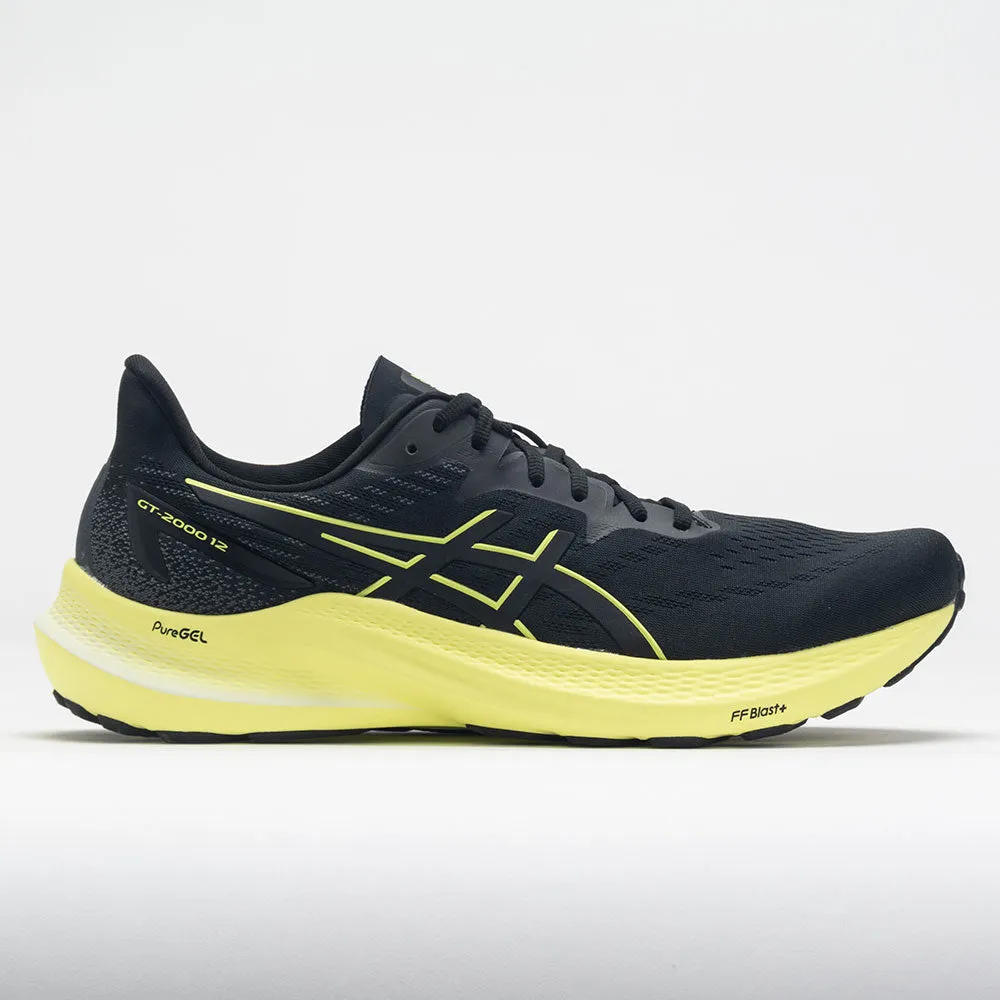 ASICS GT-2000 12 Men's  Black/Glow Yellow country shoes