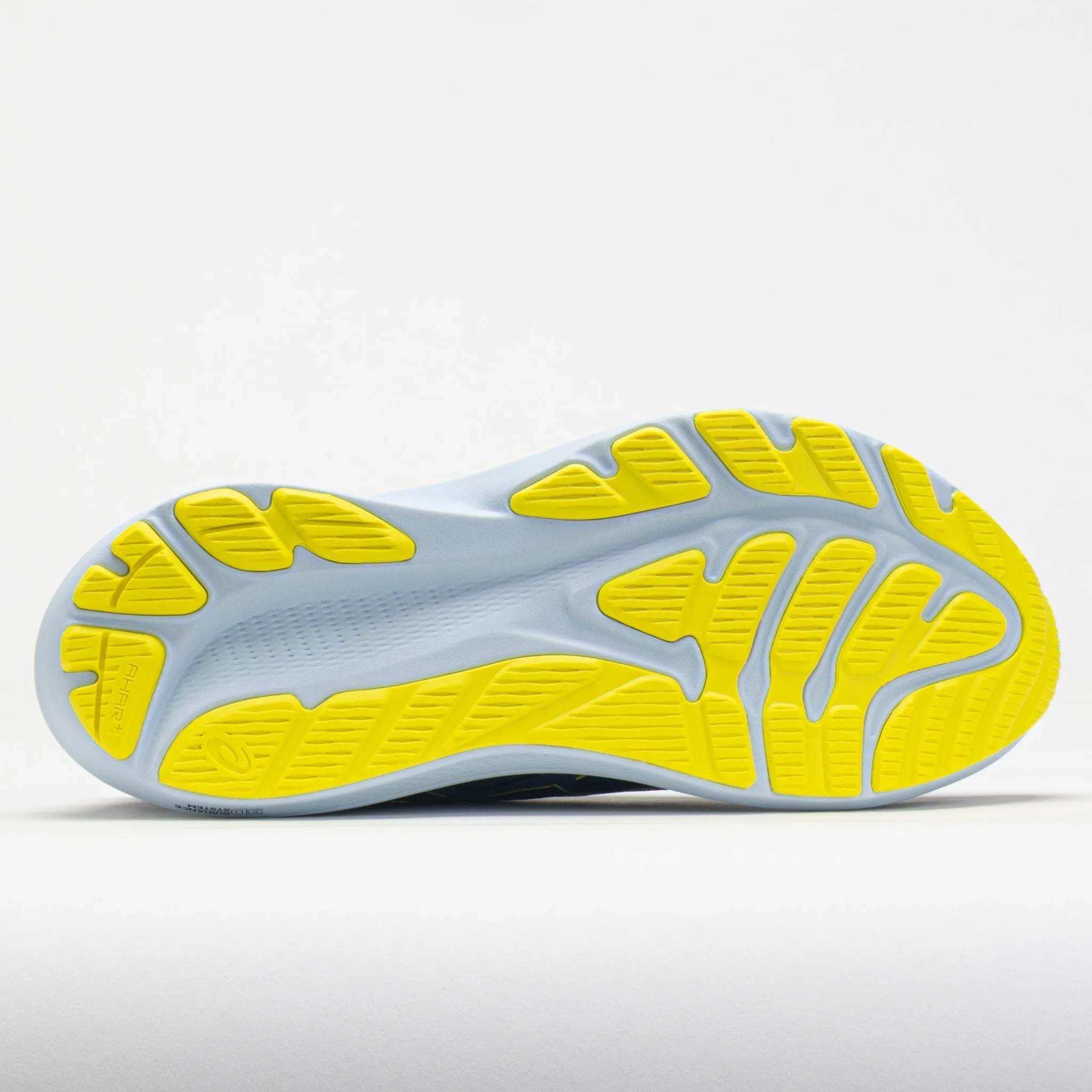 running in a tram station area shoes glossy - finish - design shoes ASICS GT-2000 12 Men's  French Blue/Bright Yellow