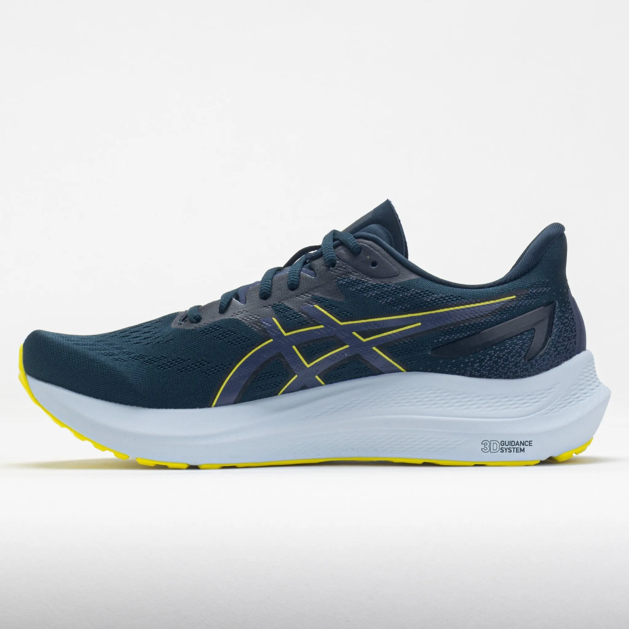 running in hot weather reliable - performance - assurance shoes ASICS GT-2000 12 Men's  French Blue/Bright Yellow