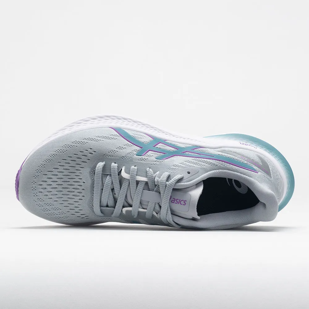 ASICS GT-2000 12 Women's  Piedmont Grey/Gris Blue Comfort Stretch Reinforced Stitching