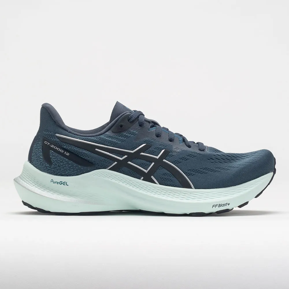 ASICS GT-2000 12 Women's  Tarmac/Pure Silver Knit Material