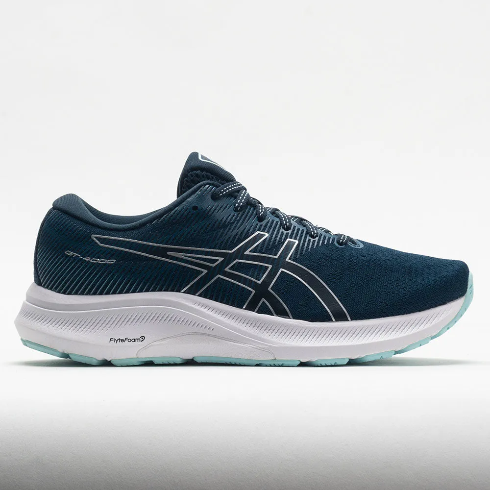 fabric - lining shoes trail gear ASICS GT-4000 3 Women's  French Blue/Pure Silver