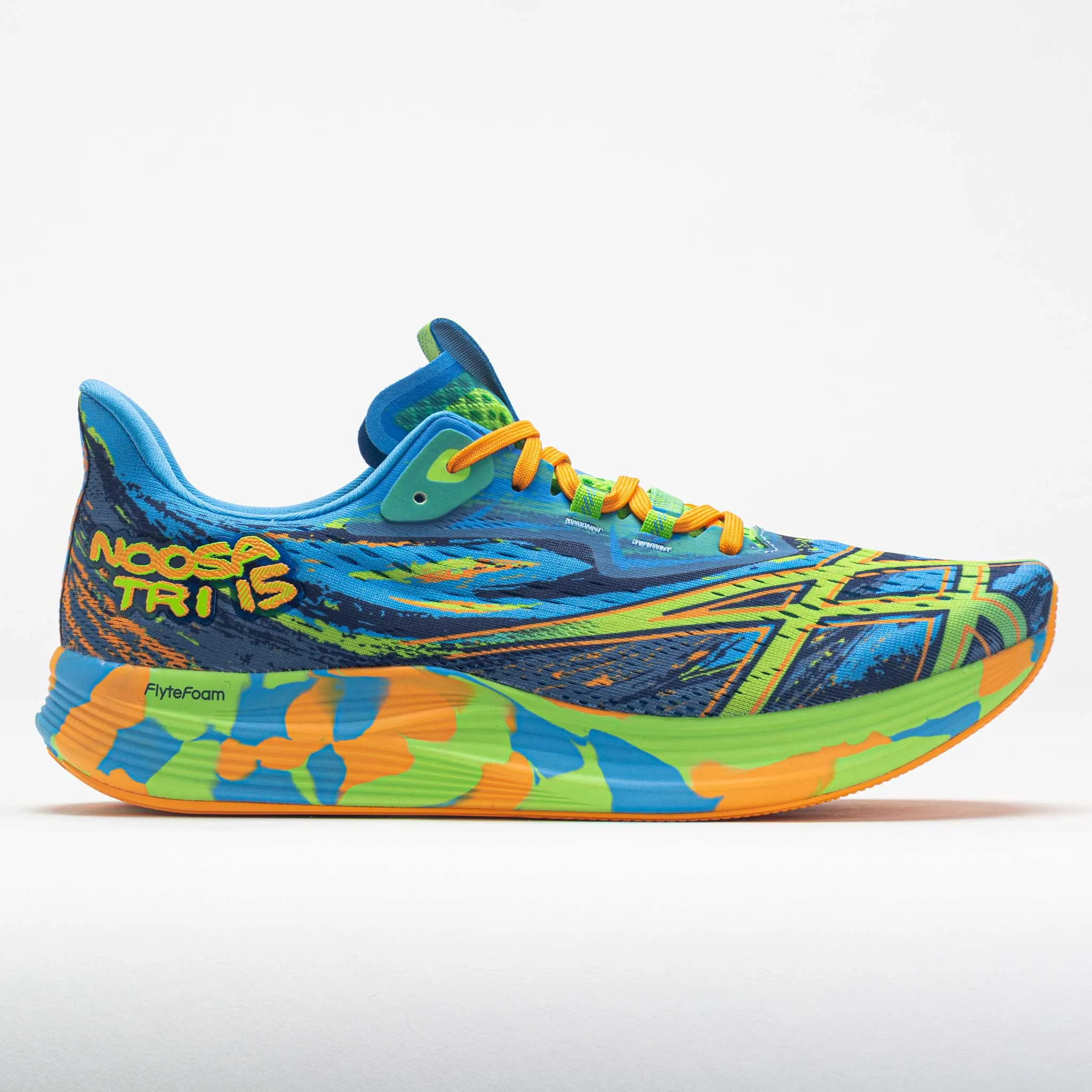 ASICS Noosa Tri 15 Men's  Watersvape/Electric Lime performance - enhanced shoes
