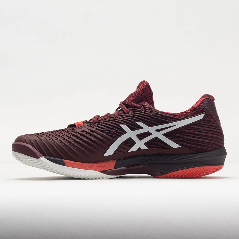 lightweight - material - portability shoes Established ASICS Solution Speed FF 2 Clay Men's  Antique Red/White