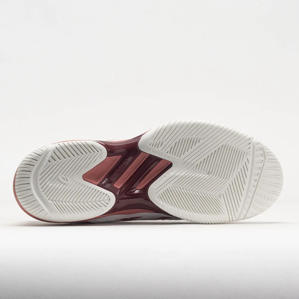 cold weather running shoes buckle - strap shoes ASICS Solution Speed FF 2 Women's  White/Light Garnet