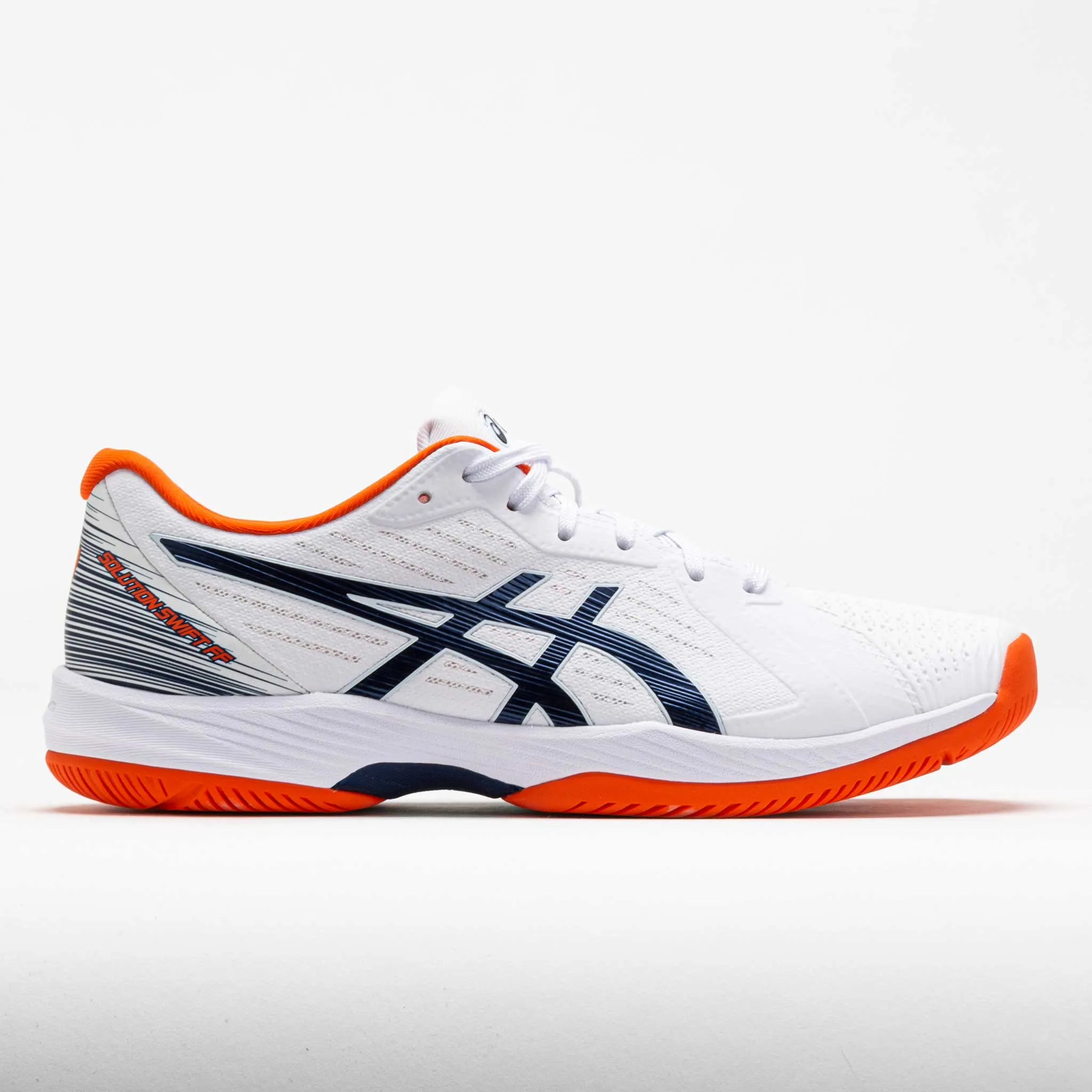 forefoot - strike shoe reaction ASICS Solution Swift FF Men's  White/Blue Expanse