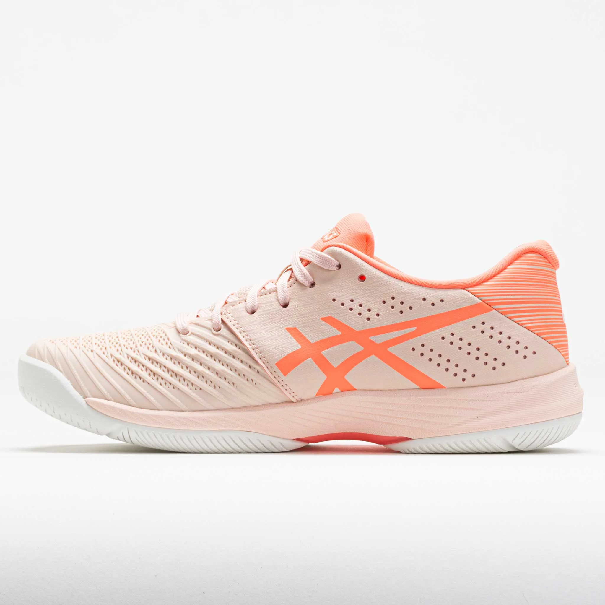 flexible - sole Breathable mesh ASICS Solution Swift FF Women's  Pearl Pink/Sun Coral