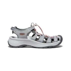 Astoria West Sandal Grey/Coral All-day Comfort Shoes