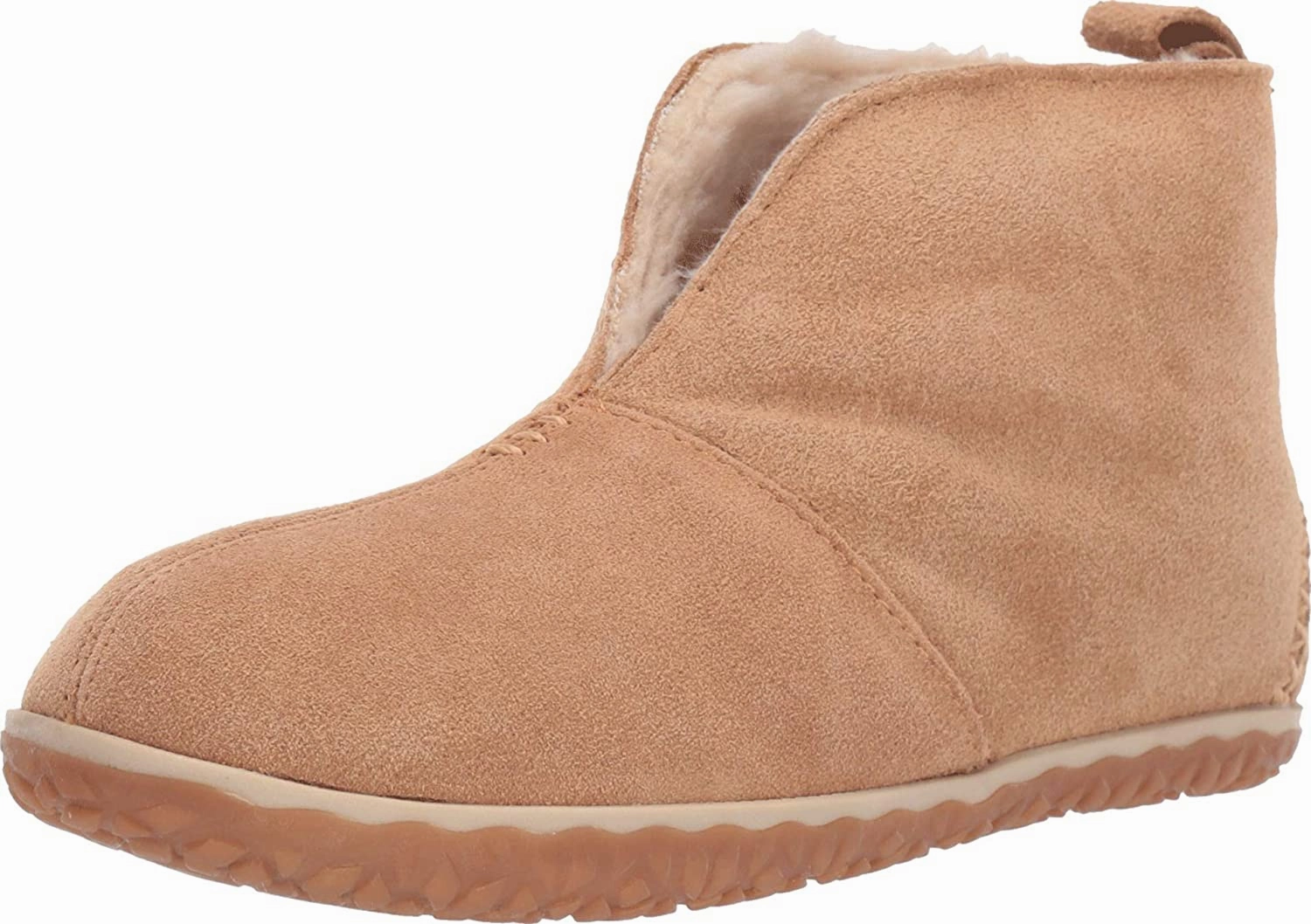 Minnetonka Women's Tucson Bootie Slipper Durable Rubber Canvas Material