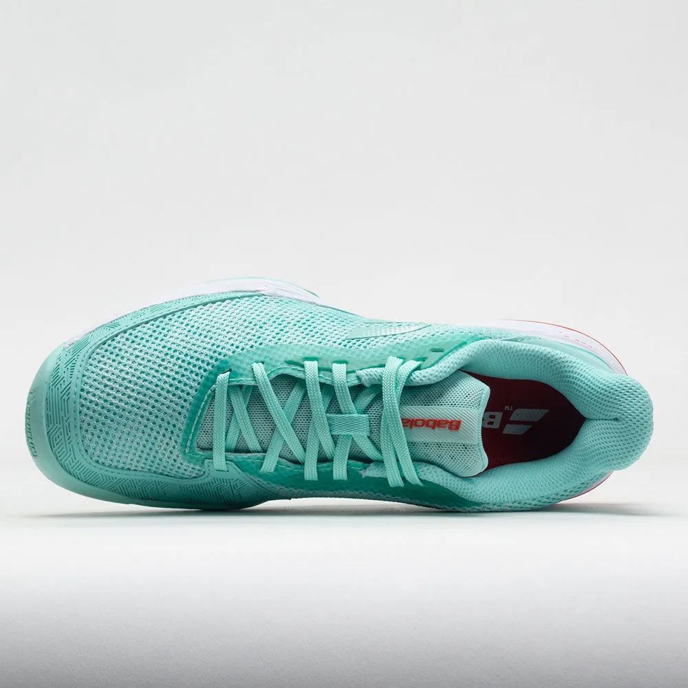 Babolat Jet Tere Clay Women's  Yucca/White Breathable Comfort running in triathlons shoes