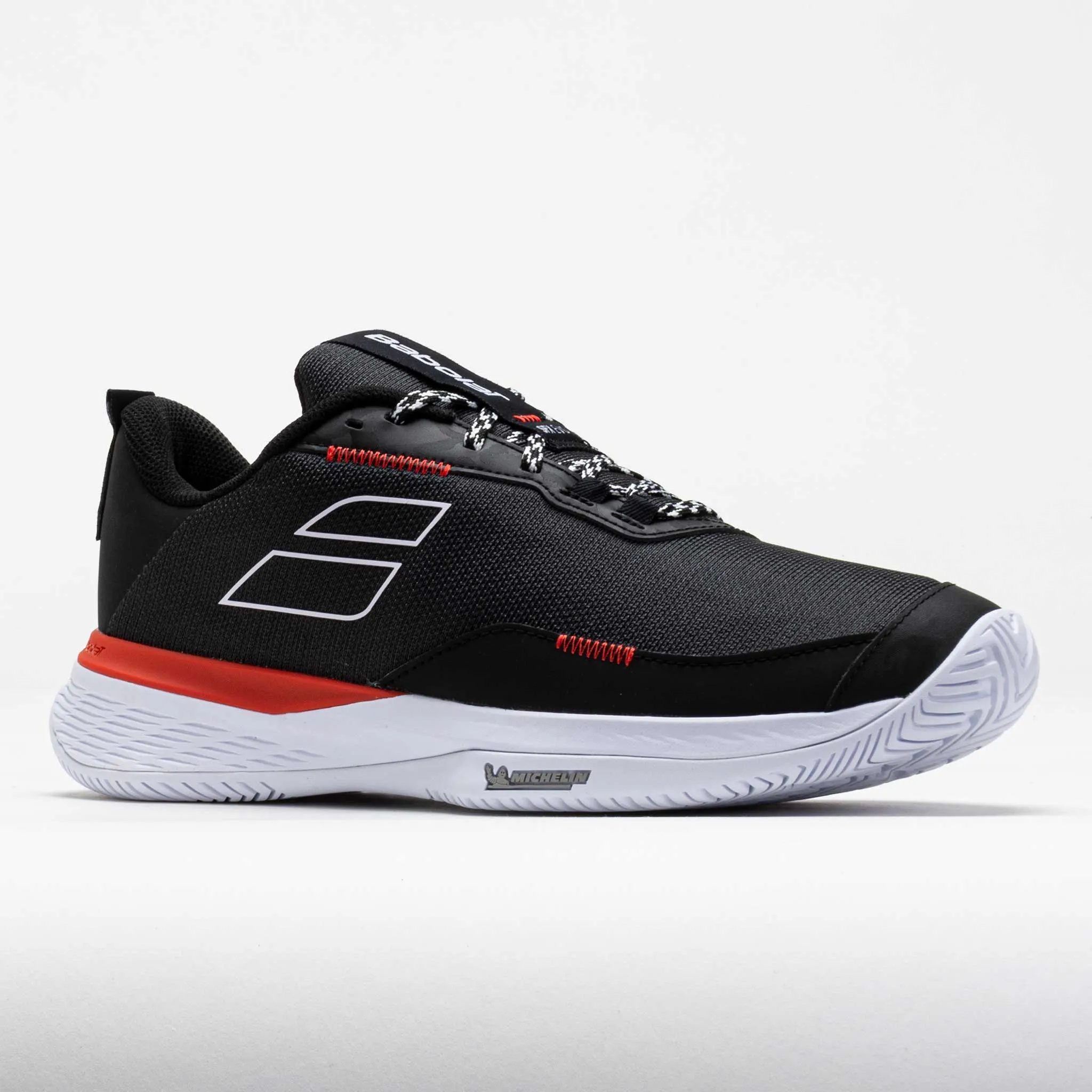gender - specific - fit no - toe - spring shoes Babolat SFX Evo Men's  Black/Fiesta Red