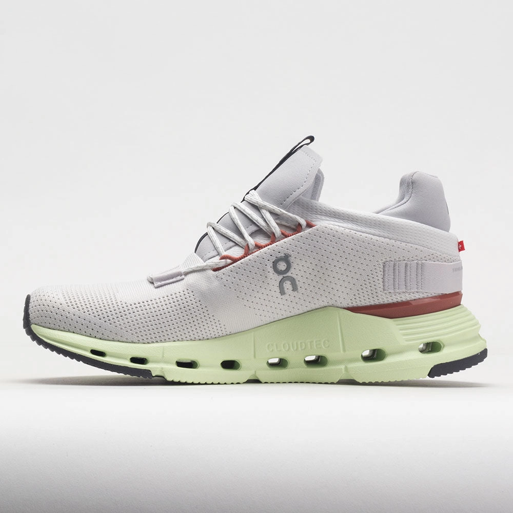 adjustable - fit running shoes non - marking On Cloudnova Women's  White/Limelight