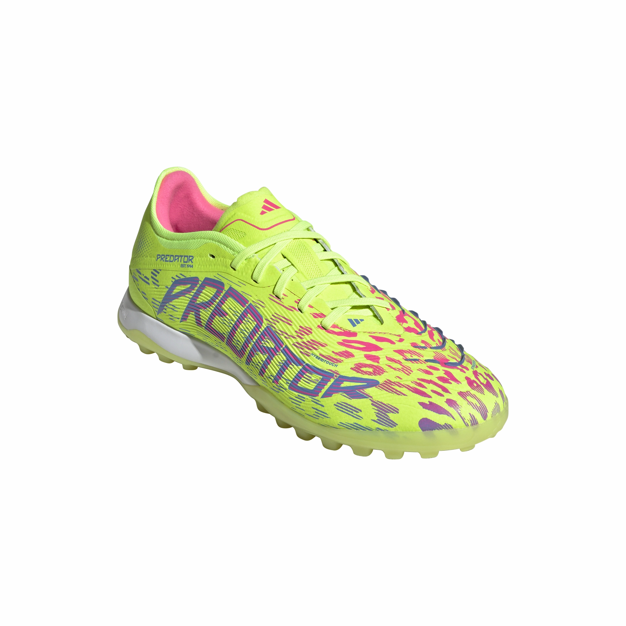 adidas Predator Pro TF Soccer Shoes - Luclem/ Blufus/ LucPnk On Grass