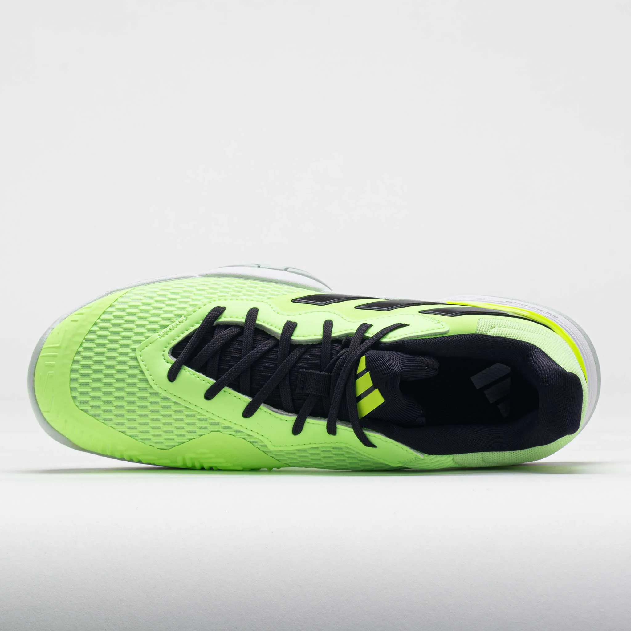 adidas Barricade Junior  Green Spark/Aurora Black/Crystal Jade medial support shoes