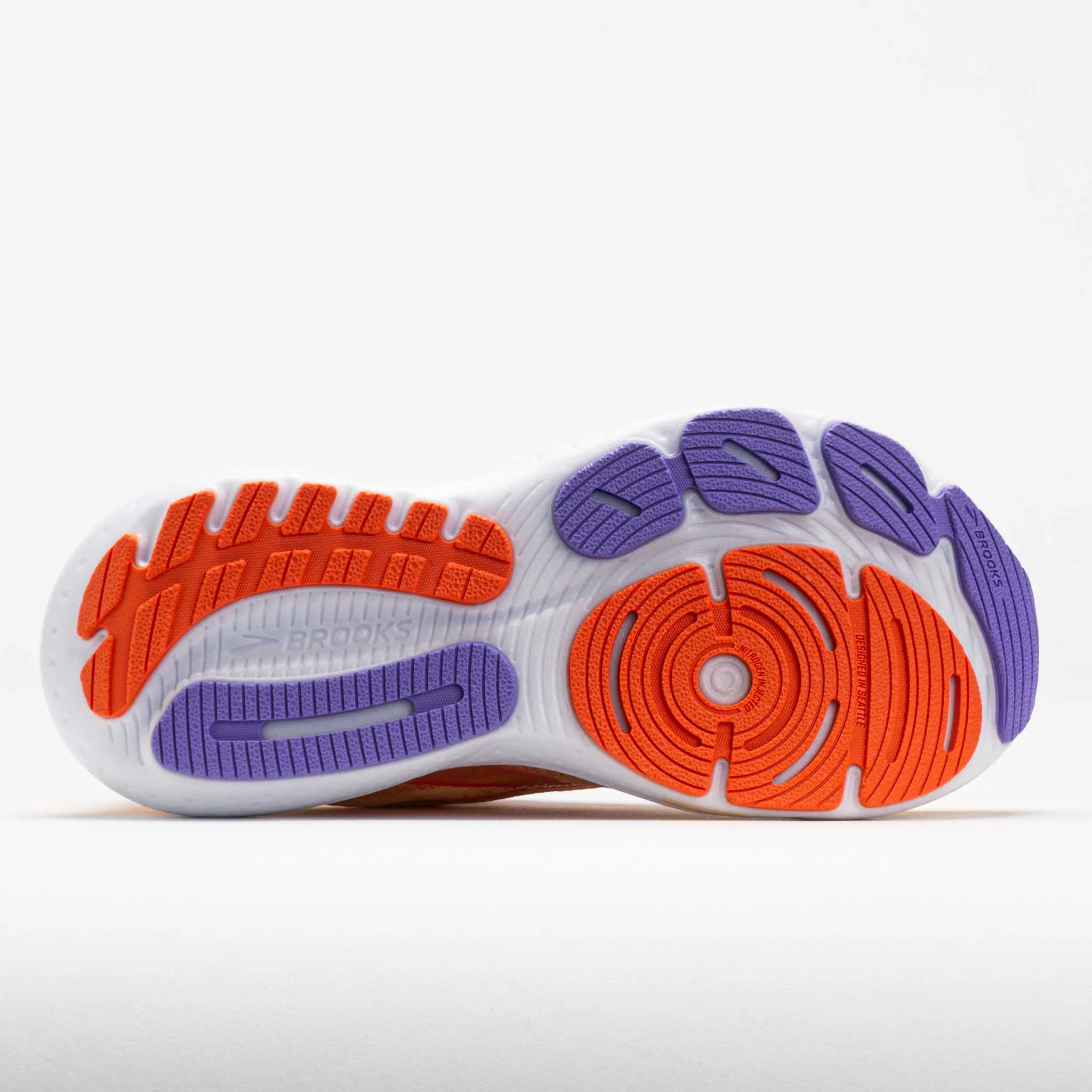 Brooks Glycerin 21 Women's  Sunburst/Nasturtium/Purple Nike Cortez running accessories