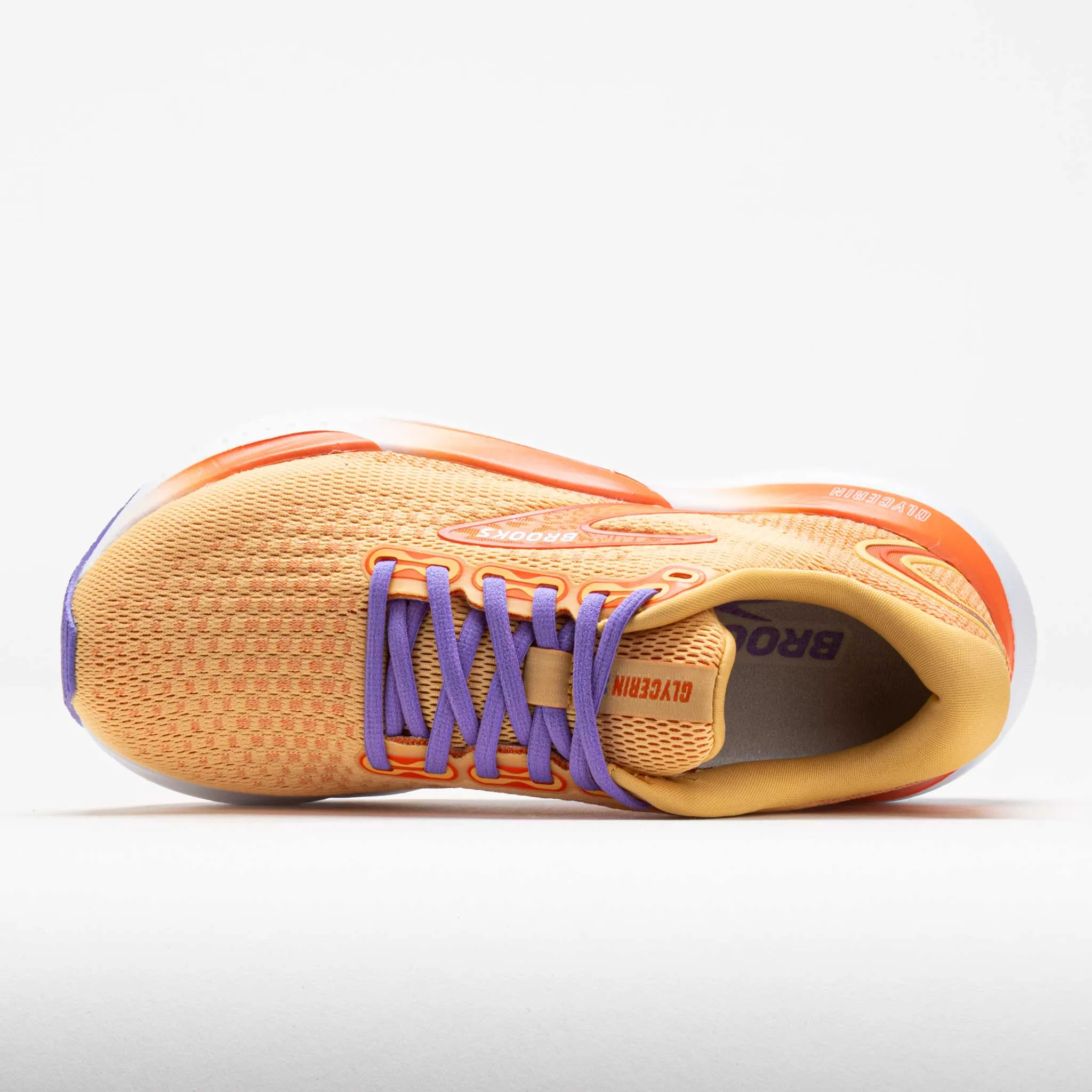 Brooks Glycerin 21 Women's  Sunburst/Nasturtium/Purple Cushioned Tongue